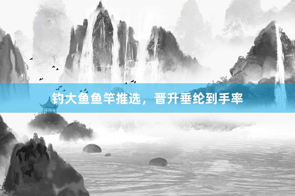 钓大鱼鱼竿推选，晋升垂纶到手率